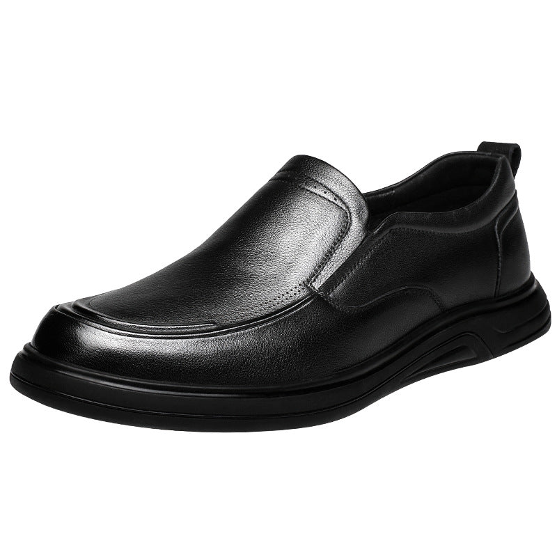 Men's British Style Business Formal Wear Slip-on Leather Shoes