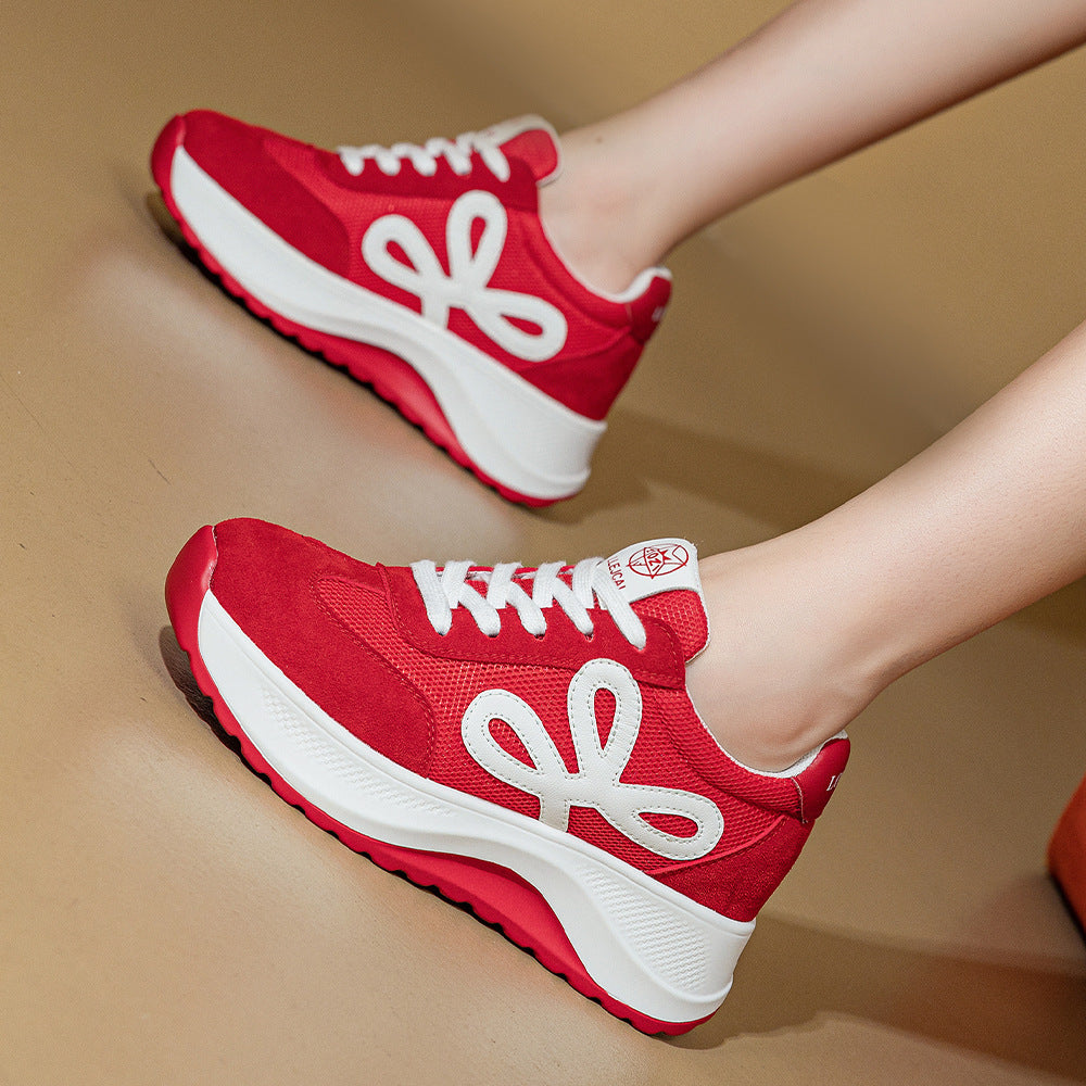 Women's Breathable Mesh Fitness Sports Soft Bottom Not Casual Shoes