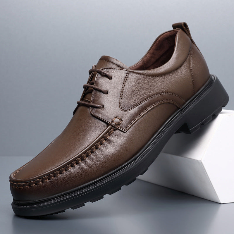 Cool Men's Thick-soled Comfortable Breathable Clothing Men's Business Leather Shoes