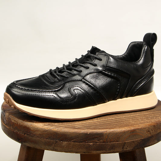 Men's Slightly Dirty Clunky Genuine White Retro Sneakers