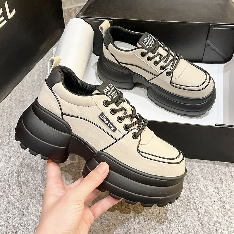 Women's Autumn Muffin Big Head Bread Height Casual Shoes