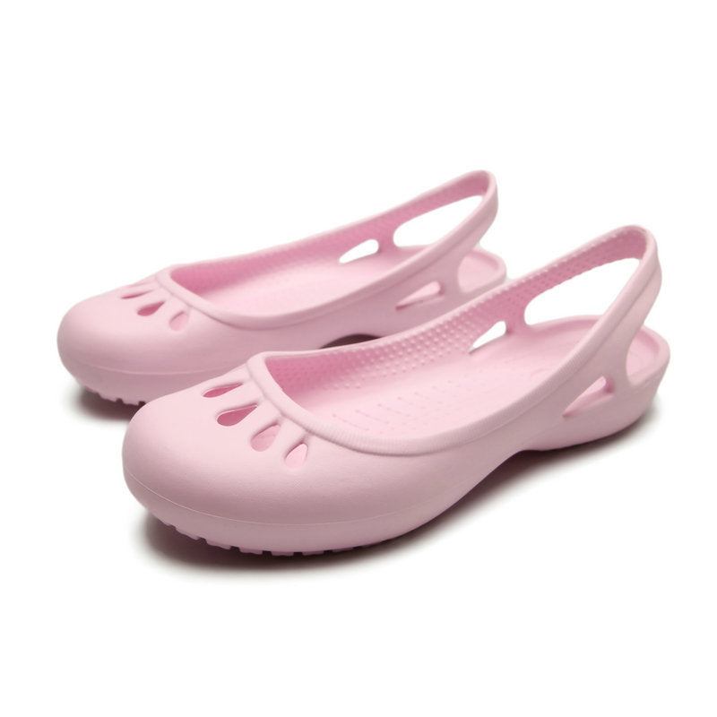 Women's Hospital Nurse White Closed Toe Plus Size Sandals