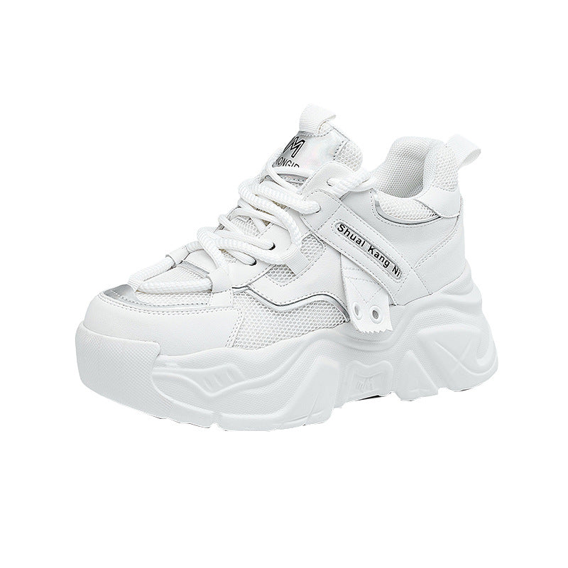 Women's Spring Platform Height Increasing Insole Daddy Versatile Casual Shoes