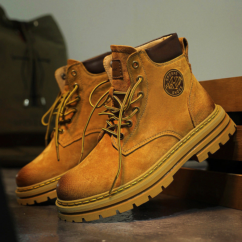 Men's Extra Large Martin Widened Worker Soft Boots