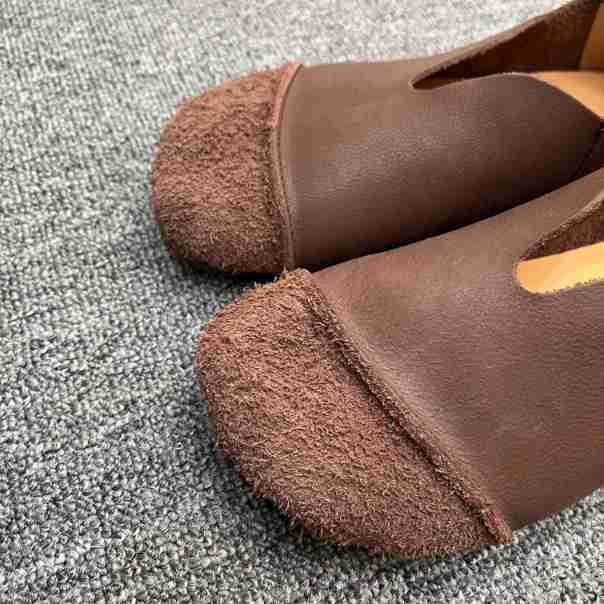 Women's Round Toe Soft Bottom Top Layer Casual Shoes