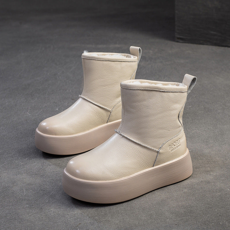 Women's Dong Fleece-lined Warm Korean Ankle Leisure Women's Shoes