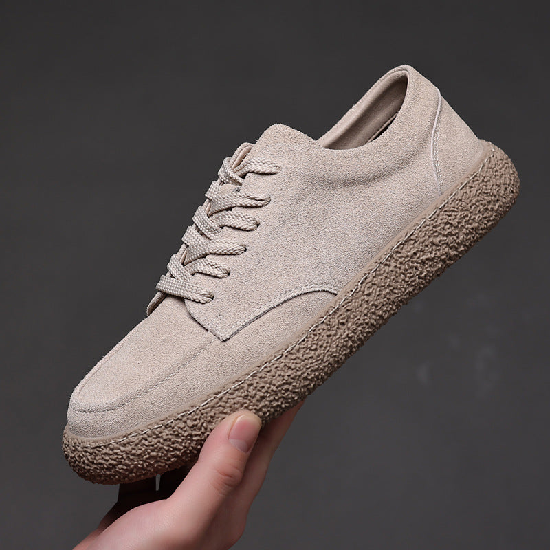 Men's Soft Bottom Genuine Retro British Board Casual Shoes