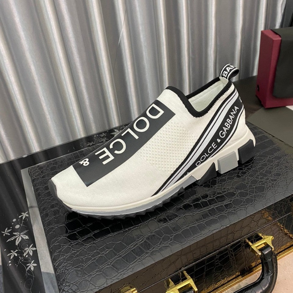 Summer Print Fashionable Black Printed Sports Casual Shoes