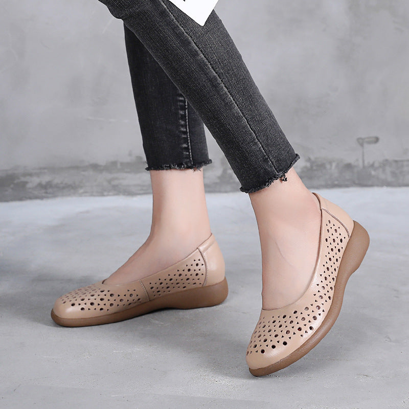 Women's Flat Single Artistic Versatile Comfortable Slip-on Soft Women's Shoes