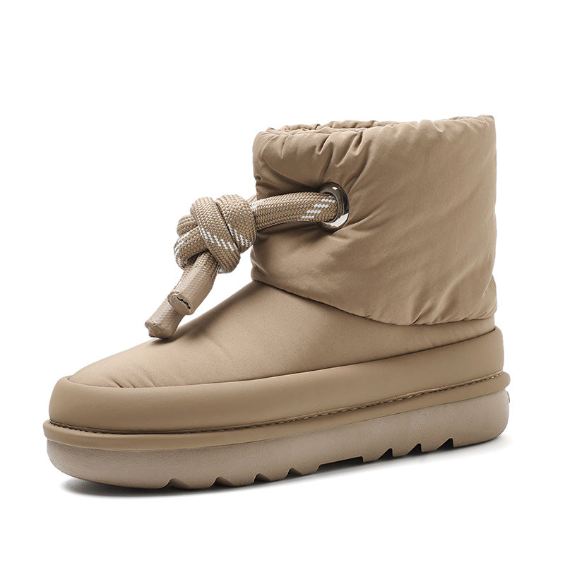 Women's Fur Winter Thick Bottom Elevator Wild Snow Boots