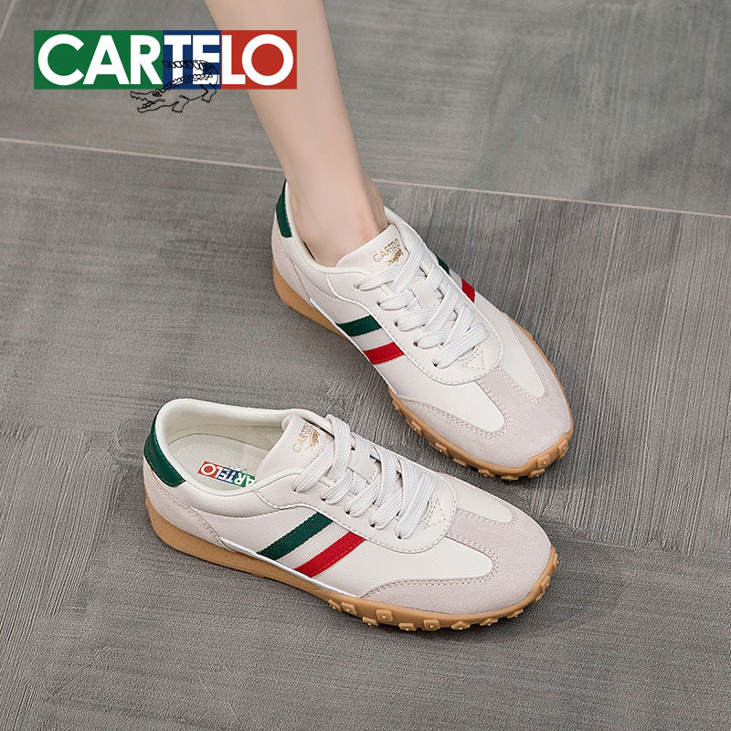 Women's Crocodile Sports White Board Summer Sneakers