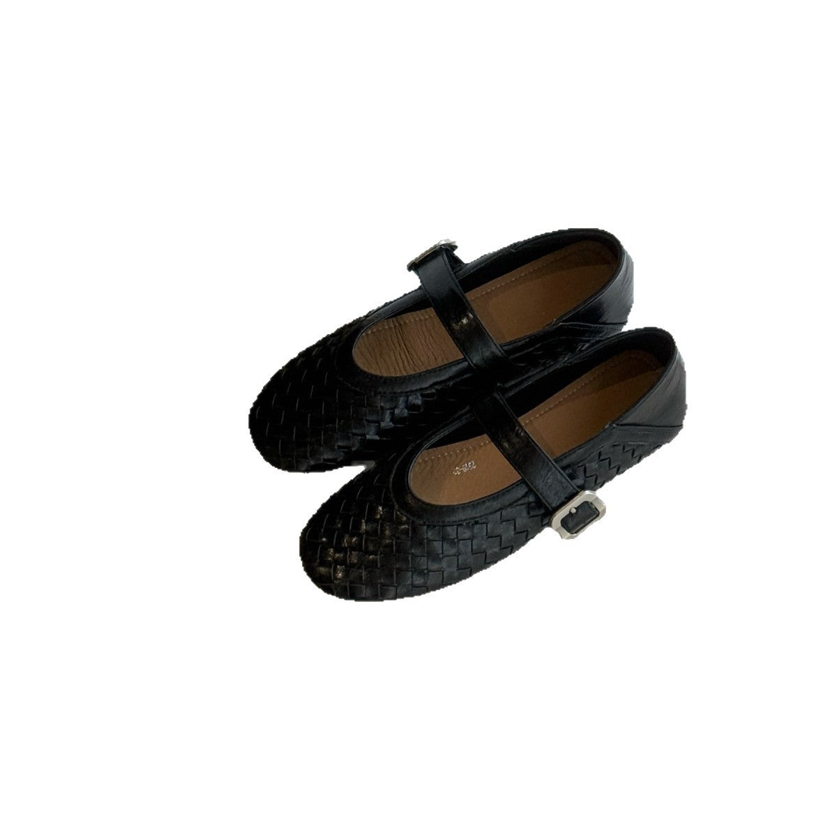 Women's Retro French Woven Mary Jane Low-cut Pumps Lazy Women's Fashion Shoes