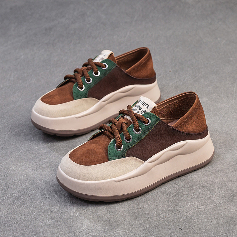 Women's Fleece-lined Warm Color Matching Cotton Fashion Women's Shoes