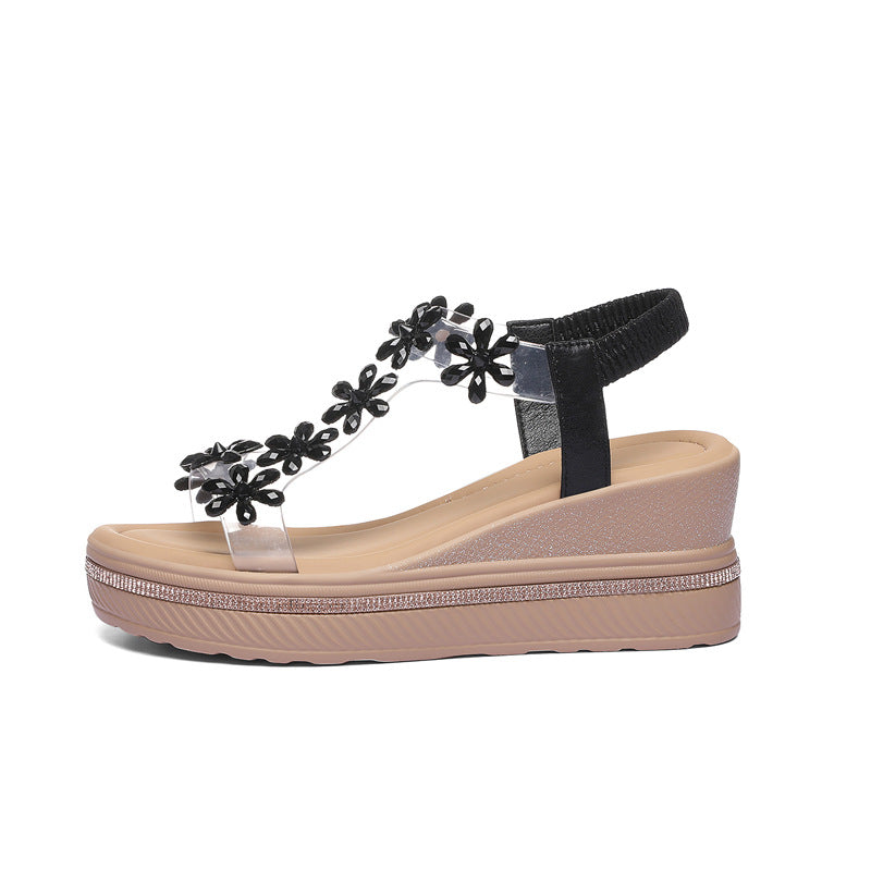 Women's & Men's High Soft Soled Platform Outer Wear Sandals