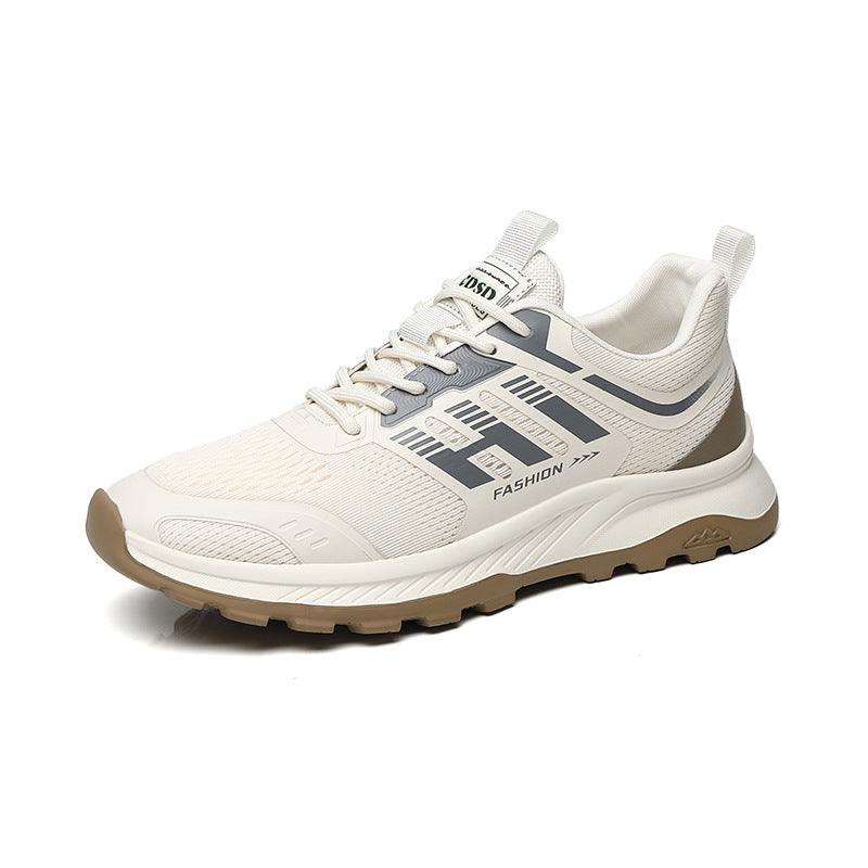 Men's Popular Mesh Spring Breathable Running Soft Bottom Men's Casual Shoes