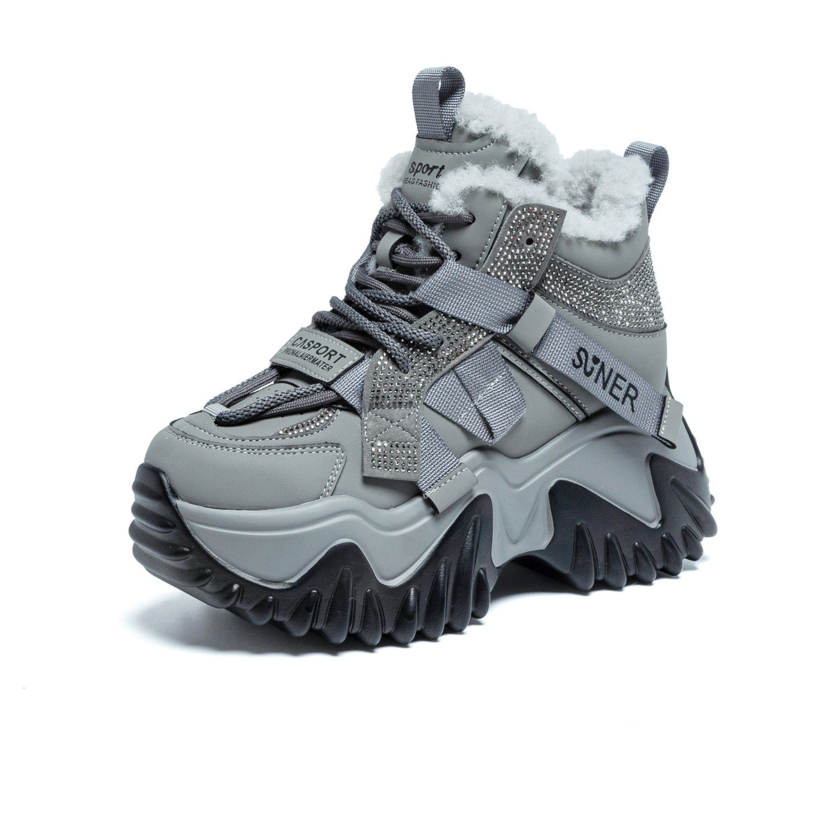 Women's Slugged Bottom Muffin Height Increasing Sports Women's Shoes