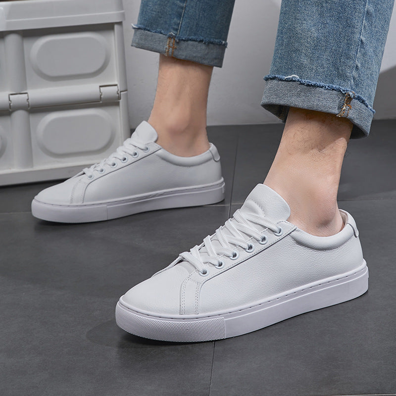 Women's & Men's First Layer Cowhide Korean Style Trendy Casual Shoes