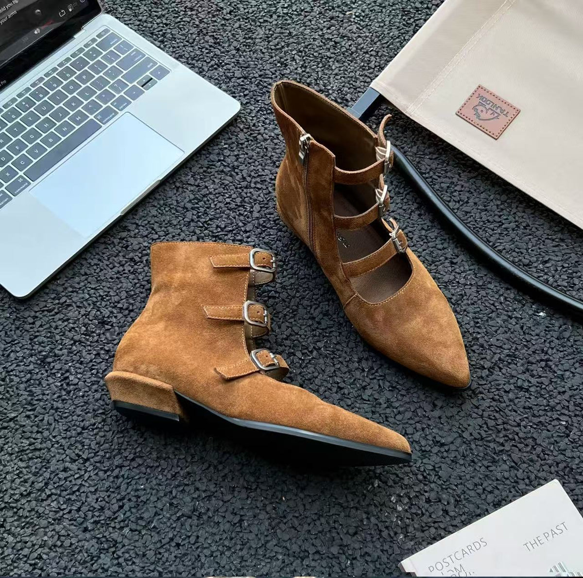 Women's Sheepskin Version Increased Nomadic Style Three Boots