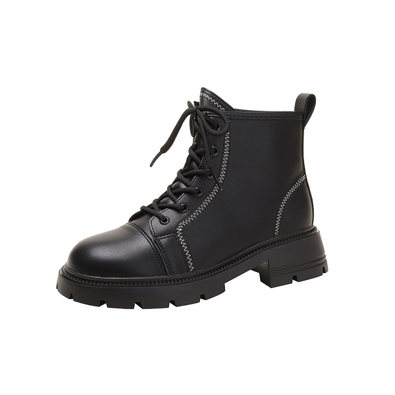 Women's Martin Thick-soled Chunky Tide British Style Boots