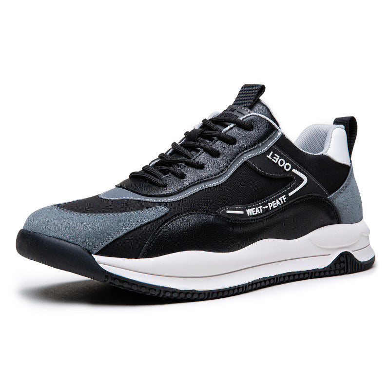 Men's Oversized Size Mesh Thick Bottom Heighten Sneakers
