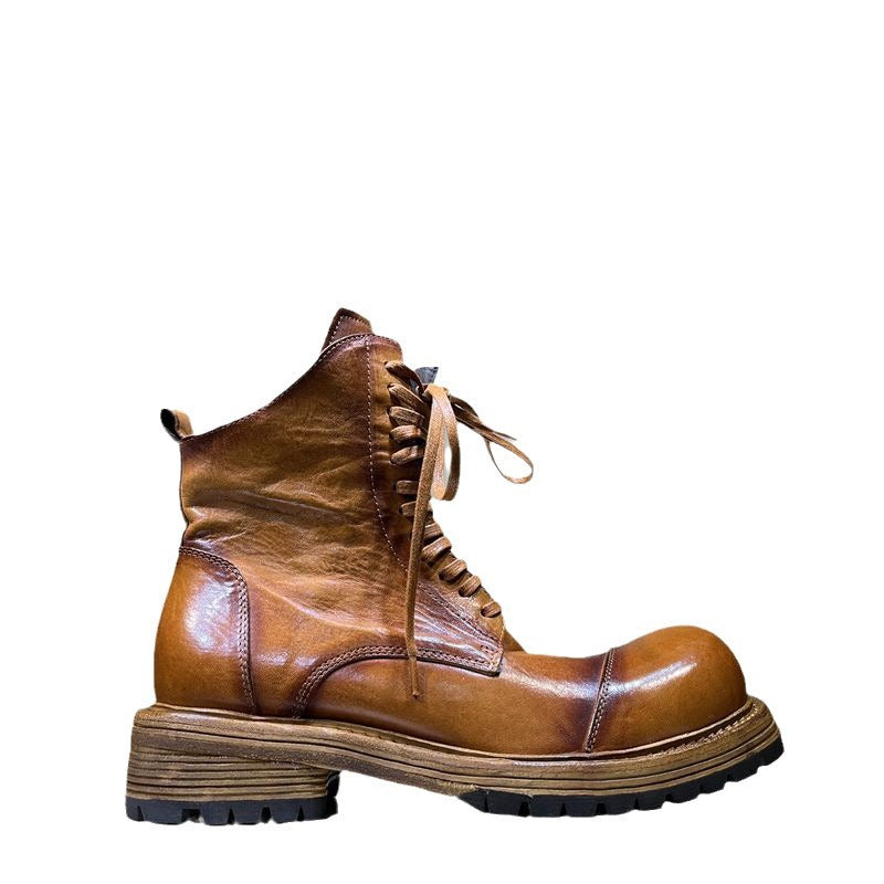 Men's Martin Height Increasing Leisure Washing Water Boots