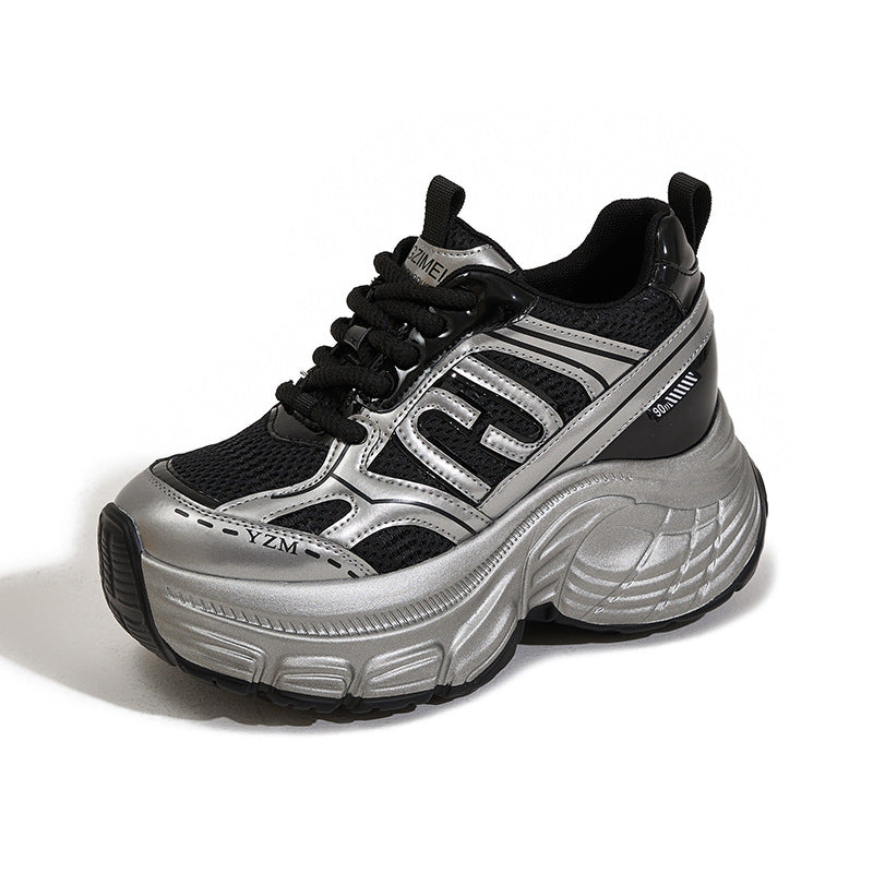 Women's Platform Dad Spring Height Increasing Insole Sneakers