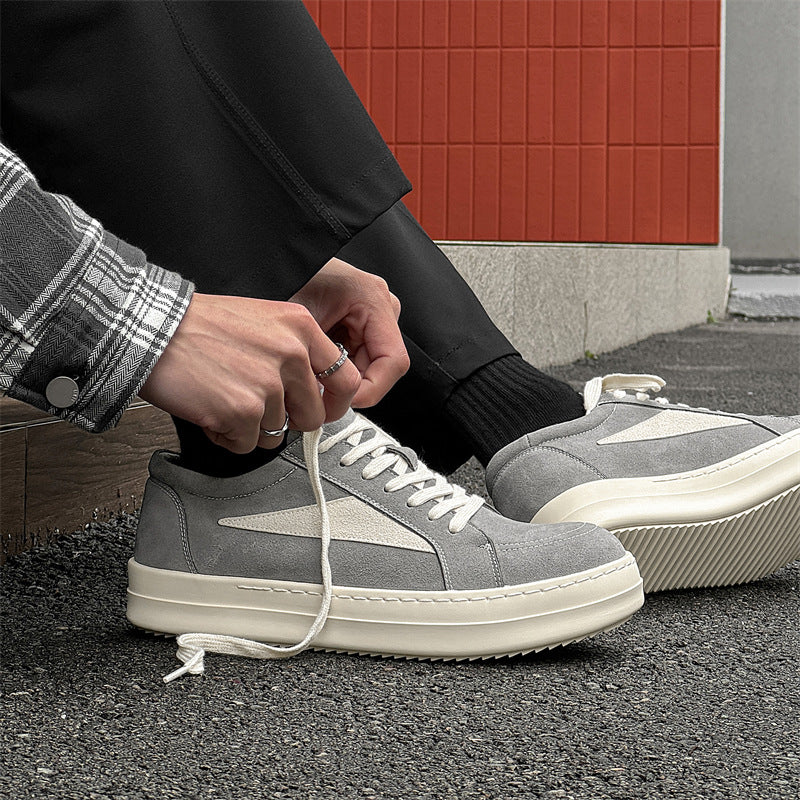 Men's Spring Training Lovers Platform Sports Height Sneakers