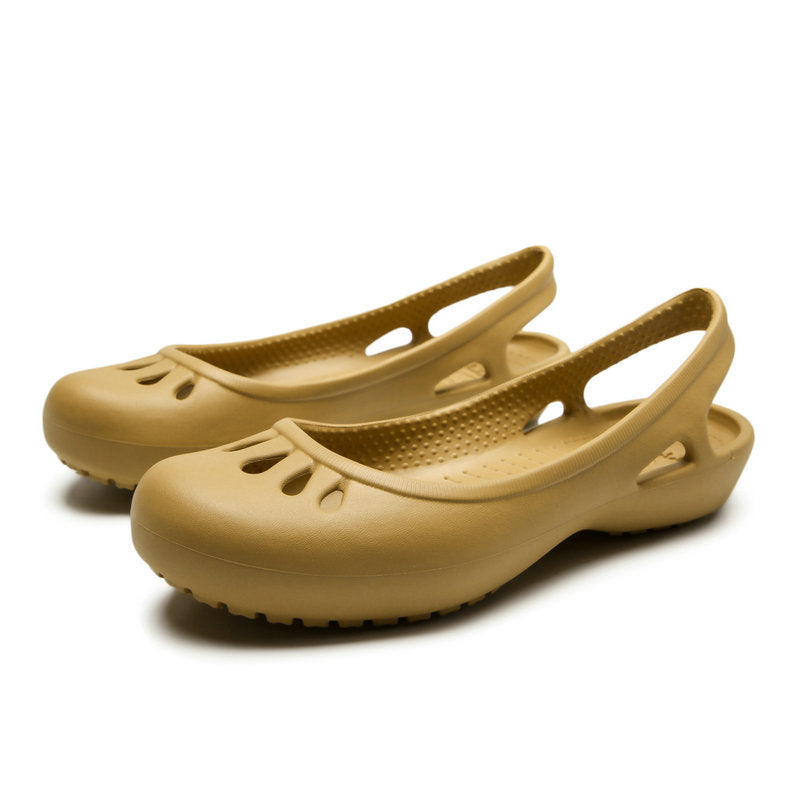 Women's Hospital Nurse White Closed Toe Plus Size Sandals