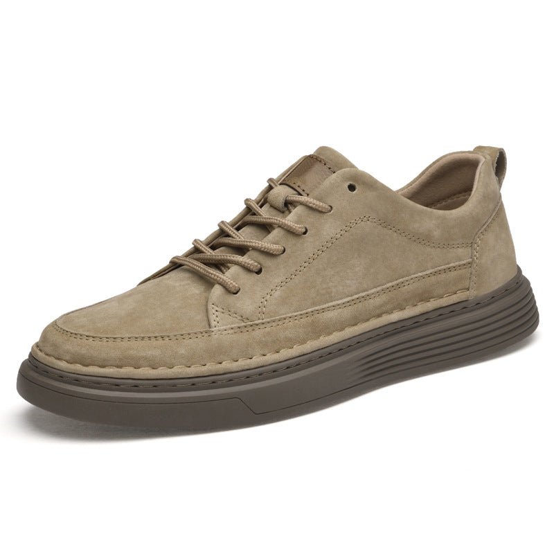 Men's Pier Layer Pigskin Fashion British Style Sneakers