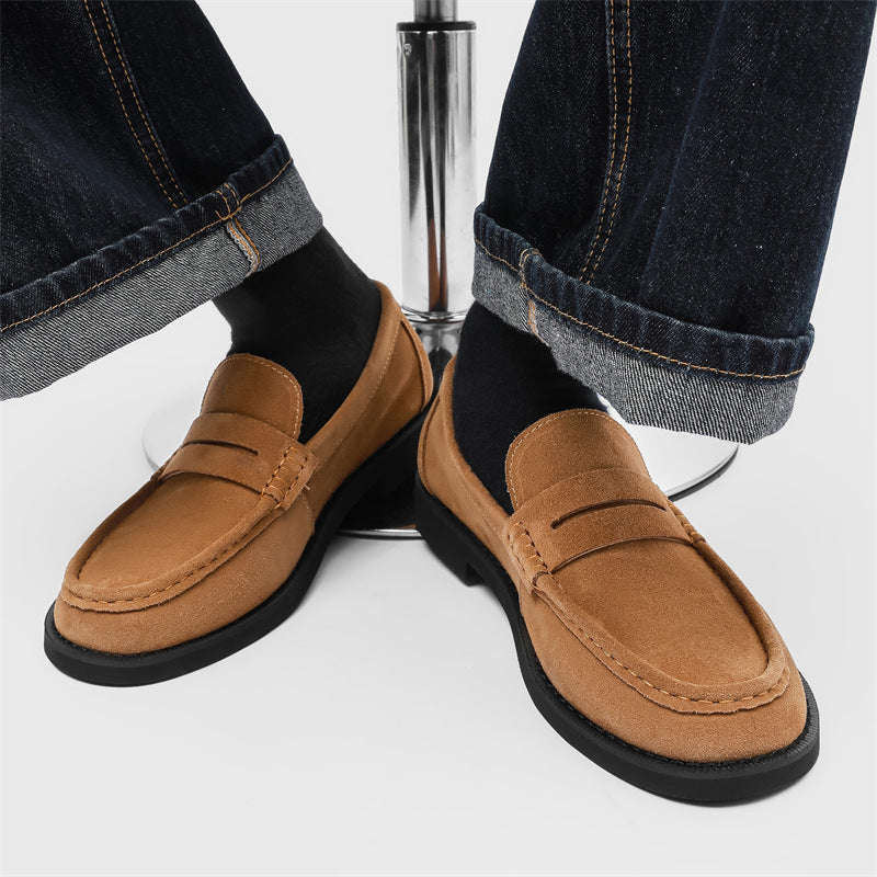 Retro Slip-on Lazy Business Commute Wide Loafers