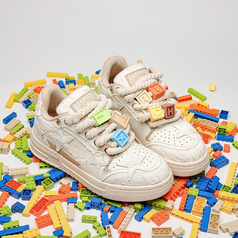 Women's & Men's Wang Star Board Summer Breathable National Fashion Low Men's Shoes