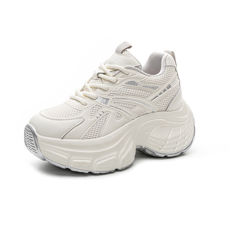 Women's Dad Height Increasing Small Spring Thick Casual Shoes