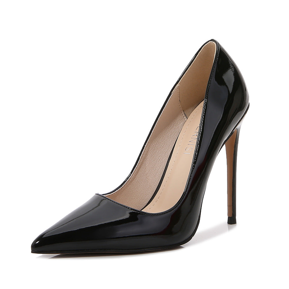 Beautiful Plus Size Pointed High Stiletto Women's Shoes