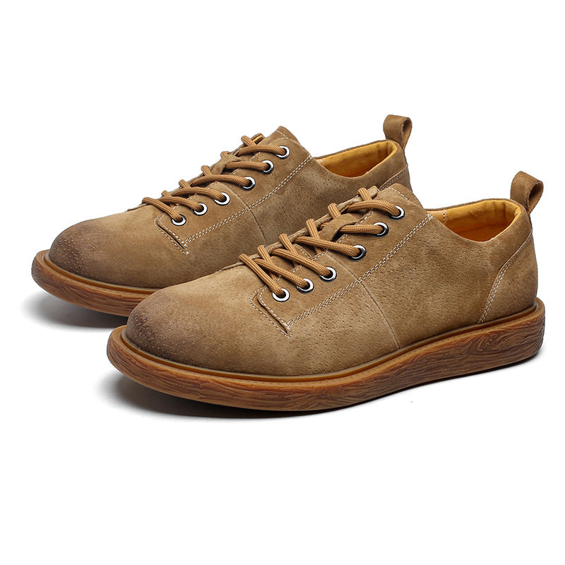 Men's Low Top Joker Martin Suede Retro British Boots