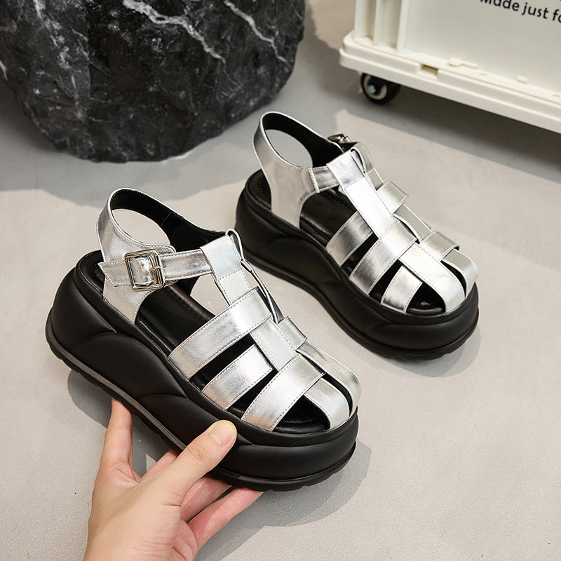 Women's Exquisite Fairy Style Wedge Beach Platform Sneakers
