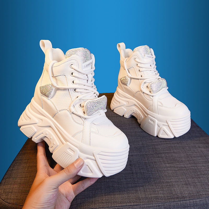 Women's & Men's Platform Dad Warm Height Increasing Insole Men's Shoes