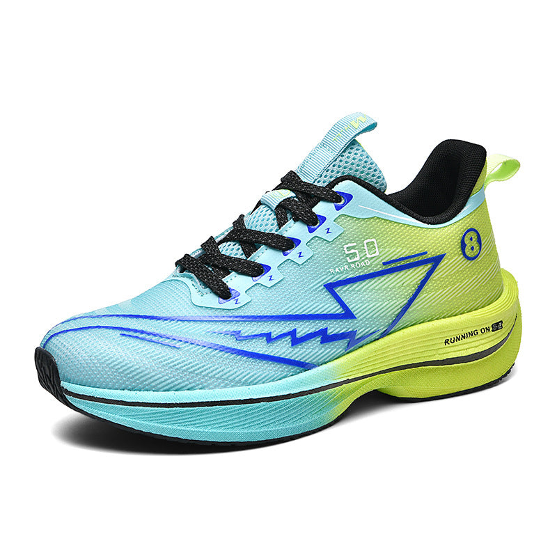 Women's & Men's Cotton Optional Carbon Plate Running Shock Sneakers