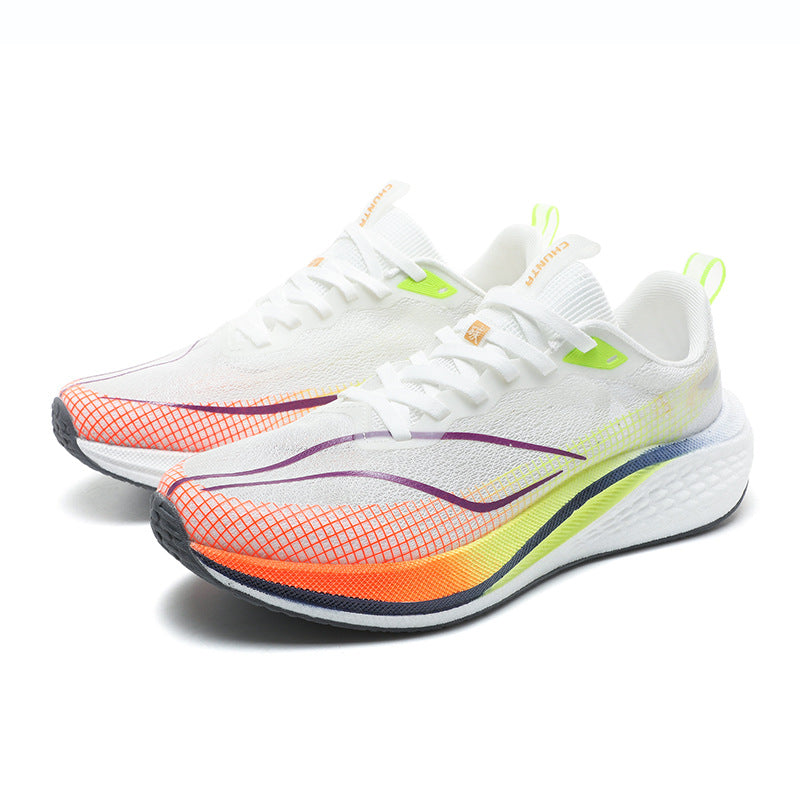 Men's Red Rabbit Carbon Plate Running Mesh Breathable Sneakers