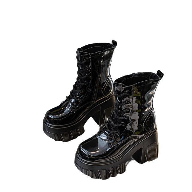 Platform Thick High Riding Elevator Joker Boots