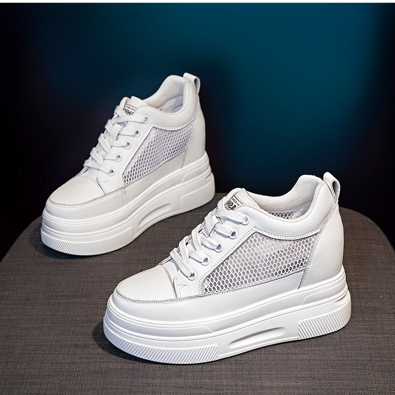 Women's Height Increasing Insole Spring Platform Small Women's Casual Shoes