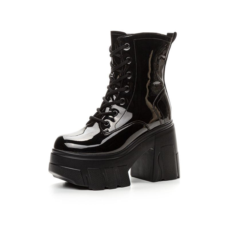 Platform Thick High Riding Elevator Joker Boots