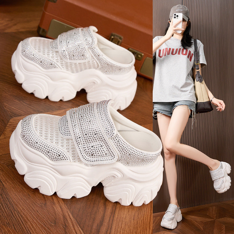 Women's & Men's Toe Box For Outdoors Rhinestone Feeling Men's Shoes