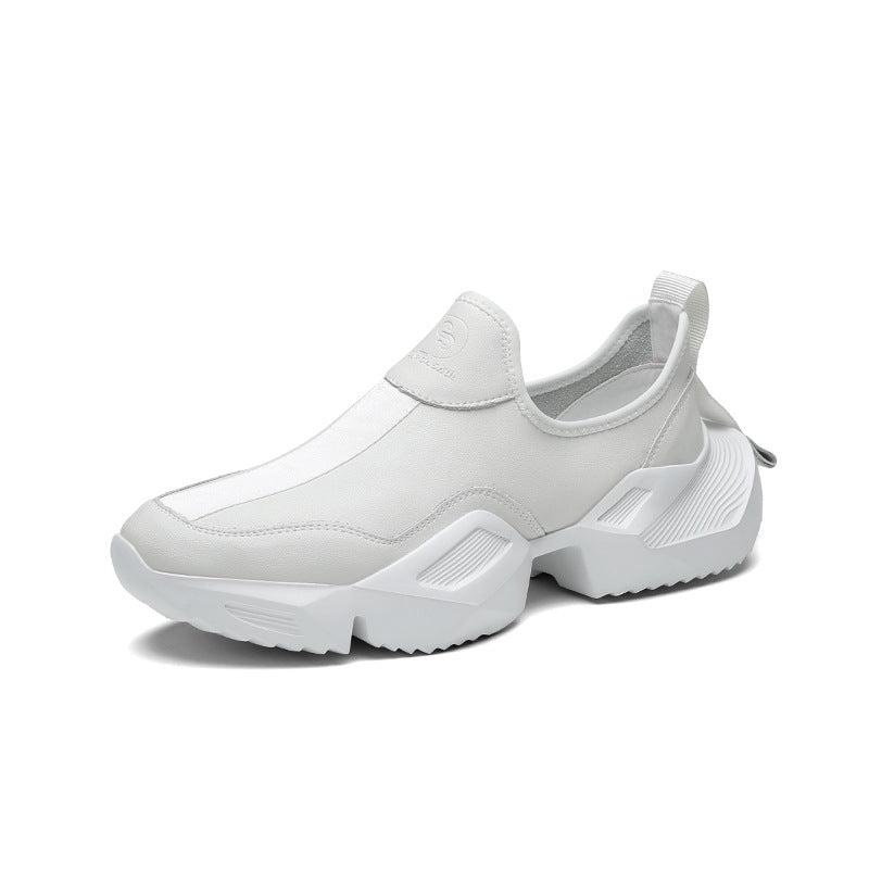 Men's Platform Dad Winter Fleece-lined Genuine Fashion Sneakers