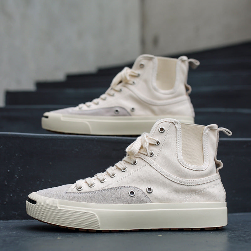 Men's Breathable Versatile White Summer Korean Fashion Sneakers