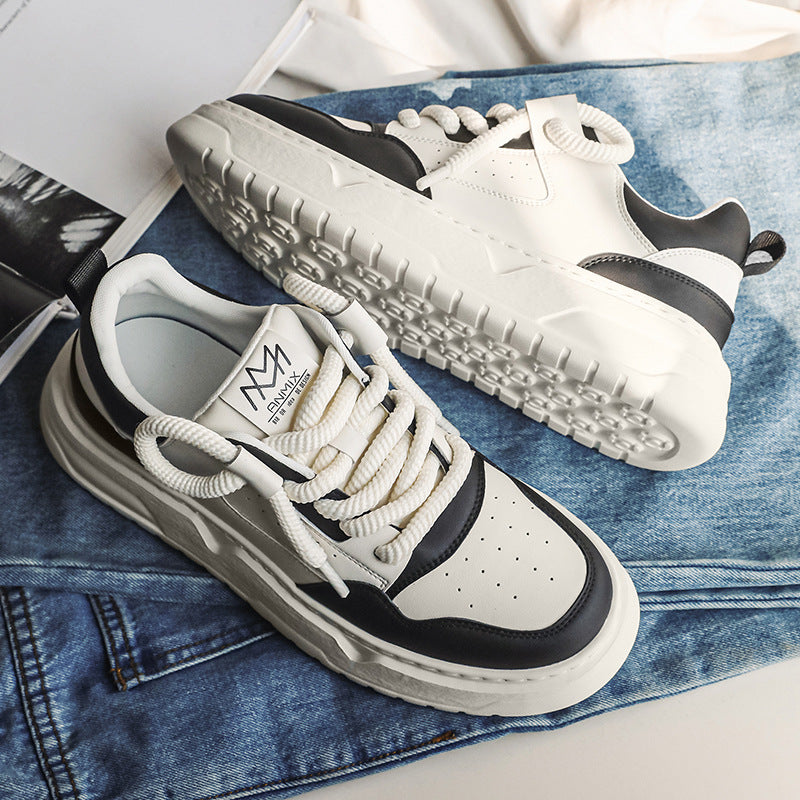 Men's Style Thick Sole Increased Stitching Soft Sneakers