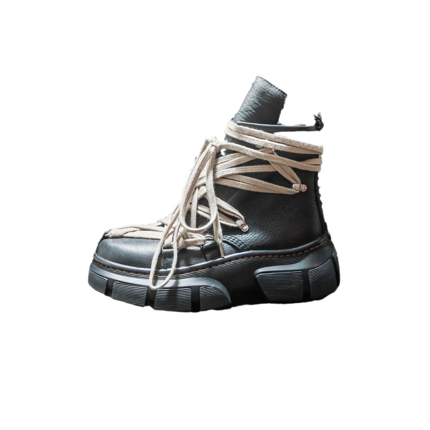 Women's & Men's Muffin Ankle Mummy Crazy Korean Retro Tank Leather Shoes
