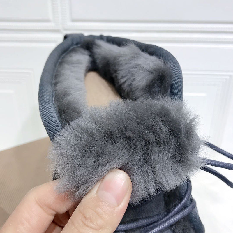 Men's Northeast Martin Outdoor Keep Warm Sheepskin Boots