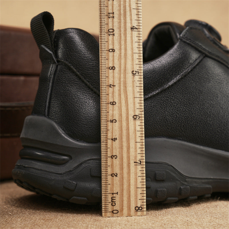 Men's Easy To Match First Layer Cowhide Leather Shoes