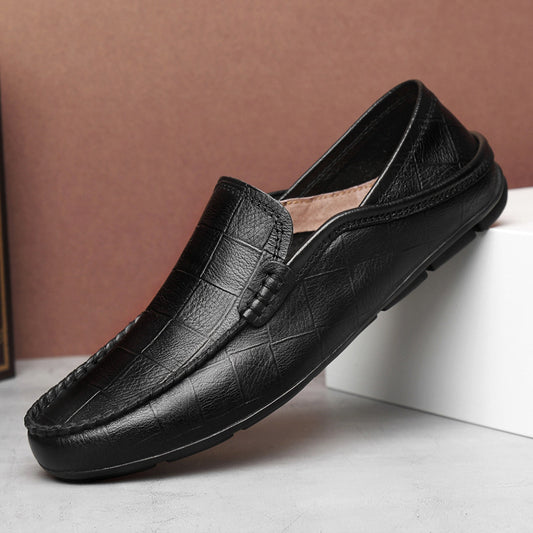 Men's Soft Bottom Surface Slip-on Leisure Driving Casual Shoes