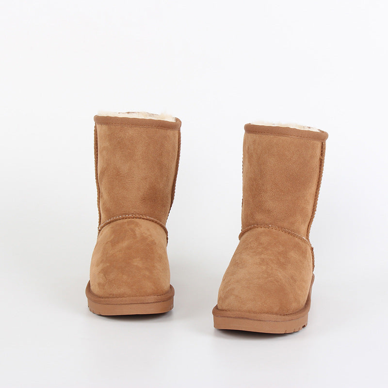 Women's Fur For Middle Tube Warm Thickened Snow Boots